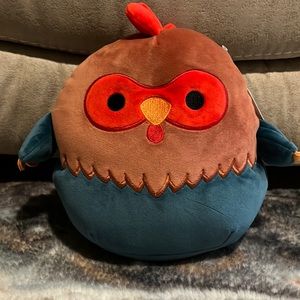 🐔Squishmallows Reed the Red & Blue Rooster 8” NWT